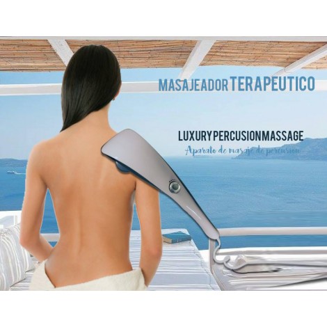 masajeador por percusión, luxury, masaje de espalda, masaje relajante, masaje anti estrés,
