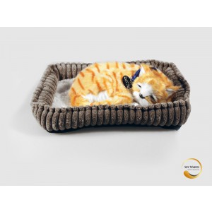 Breathe Pet, gato de peluche, gato  que respira, gato con sonido, gato emocional, gato con tapete, mascota con emociones, gato que respira