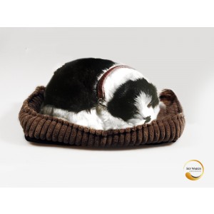 Breathe Pet, perro de peluche, perro que respira, perro con sonido, perro emocional, perro con tapete, mascota con emociones, perro que respira